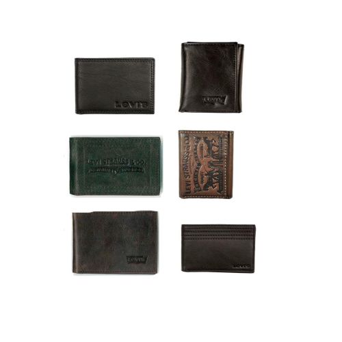 Levi's wallets wholesale assortment 18pcs.