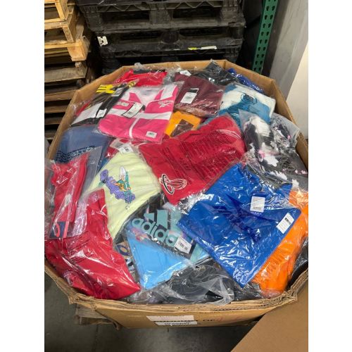Athletic Brand wholesale apparel mix 250pcs.