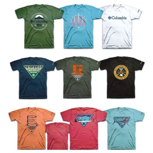 Columbia wholesale men's short sleeve tee assortment 24pcs.