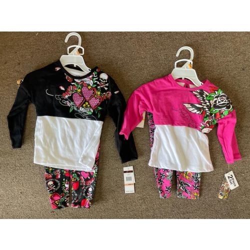 Ed Hardy wholesale infant girls 2pc sets 24pcs.