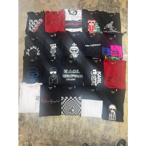 Karl Lagerfeld wholesale men's s/s tees assortment 36pcs.
