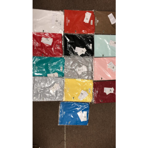 Lacoste men's s/s vneck tee assortment 30pcs.