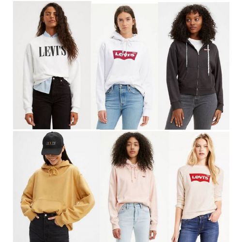 Levi's wholesale ladies hoodies assortment 36pcs.