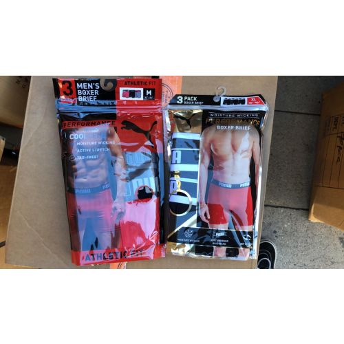 Puma wholesale underwear assortment 36packs of 3