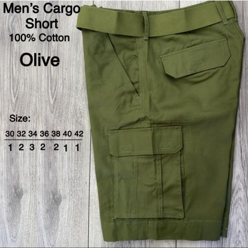 Men's Cargo shorts 24pcs. Assortment