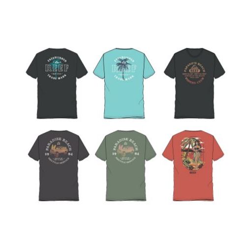 Reef Wholesale Men's assortment tees 36pcs.