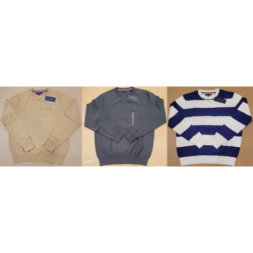 Tommy Hilfiger Wholesale crewneck/vneck sweaters assortment 24pcs.