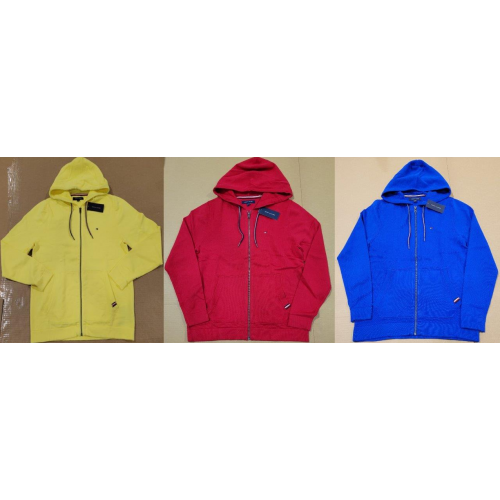 Tommy Hilfiger Wholesale Men's Zip hoodies 24pcs.