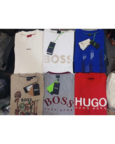 Hugo Boss Wholesale men's t-shirt assortment 12pcs.