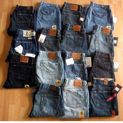 Lucky Brand wholesale Denim Jeans Ladies Assortment 30pcs.