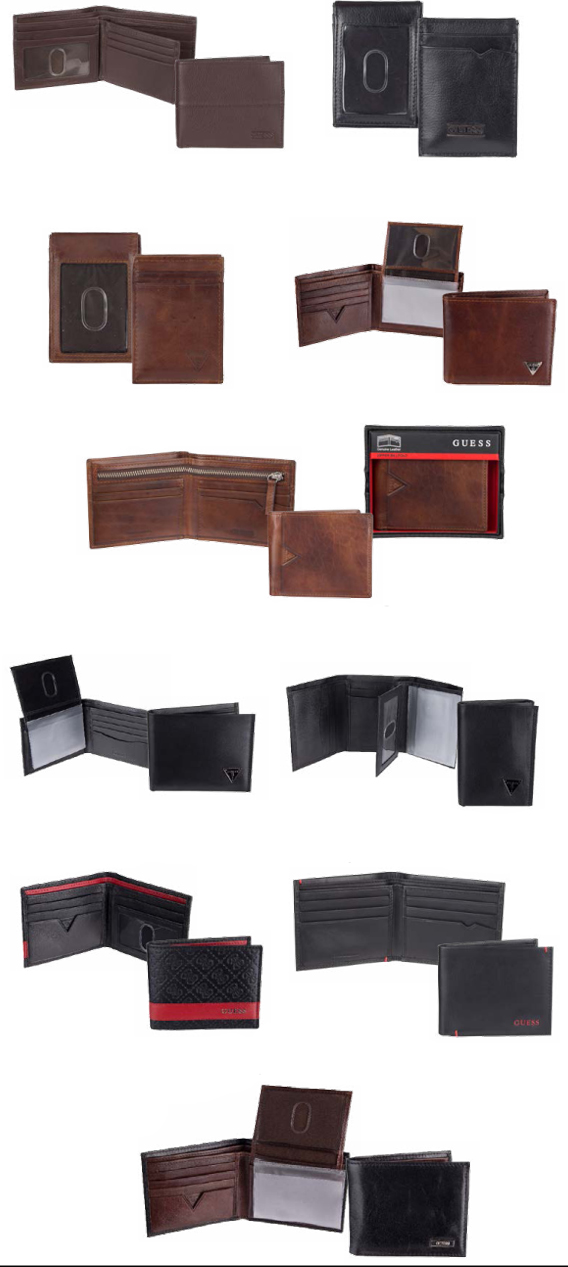 Guess Bags | Guess Mens Leather Wallet | Color: Black/Brown | Size: Os | Sweetmedhu's Closet